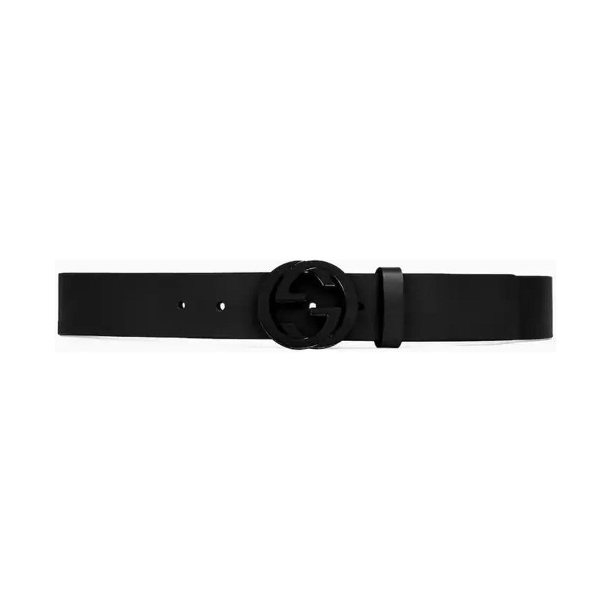 Gucci GG Leather Belt 'Black' (Unisex)