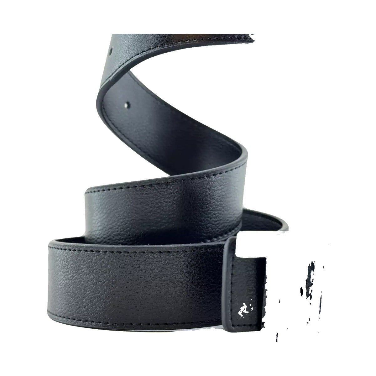 Tom Ford T Buckle Belt 'Black Silver' (Unisex)