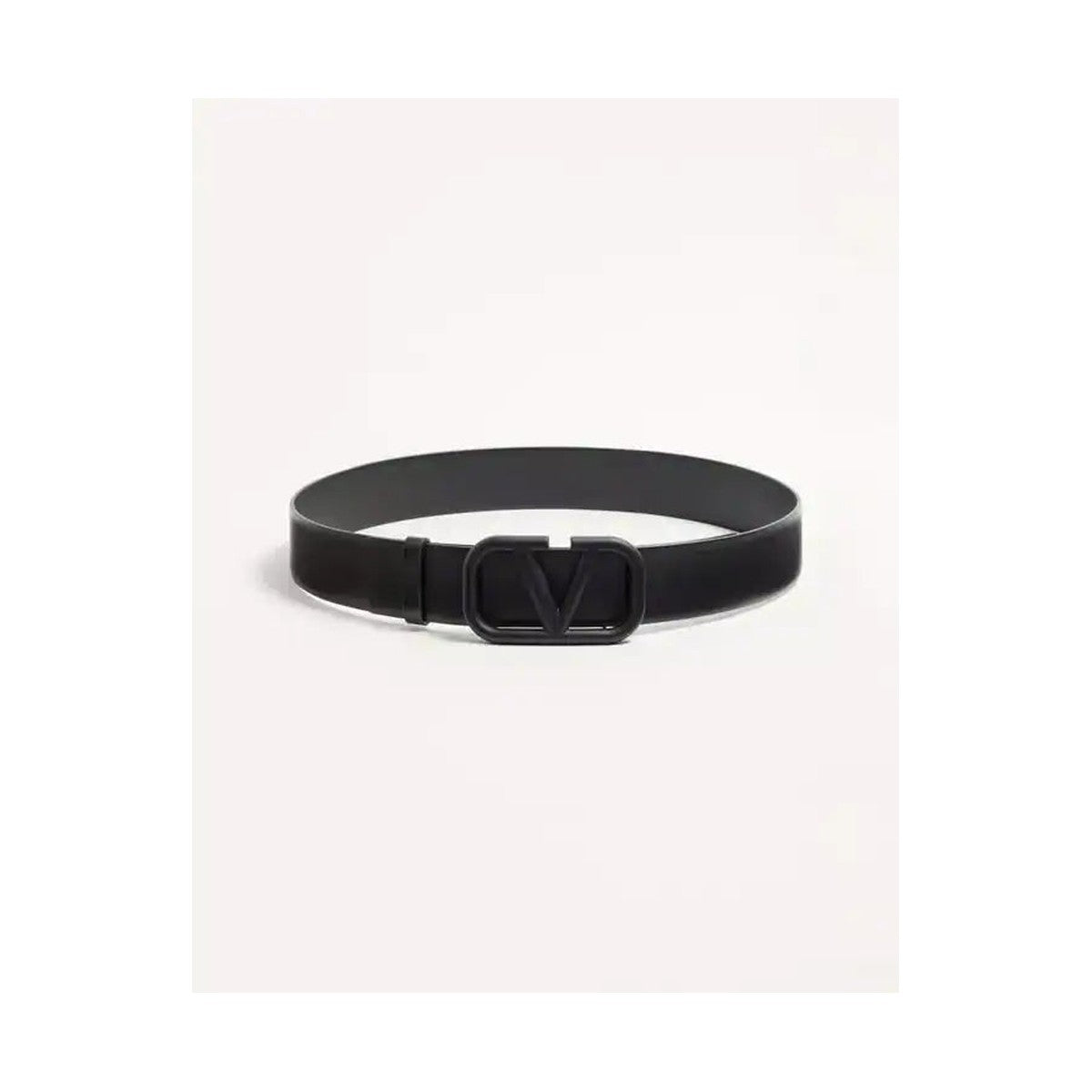 Valentino VLogo Signature Calfskin Belt 'Black' (Unisex)