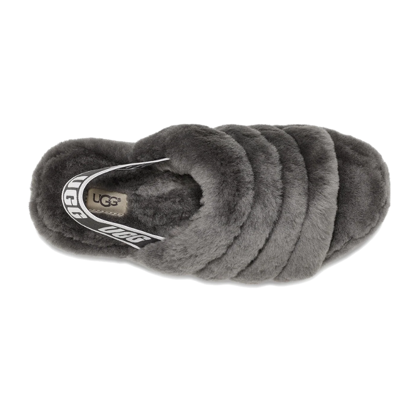 UGG Fluff Yeah Slide 'Charcoal' (Women)
