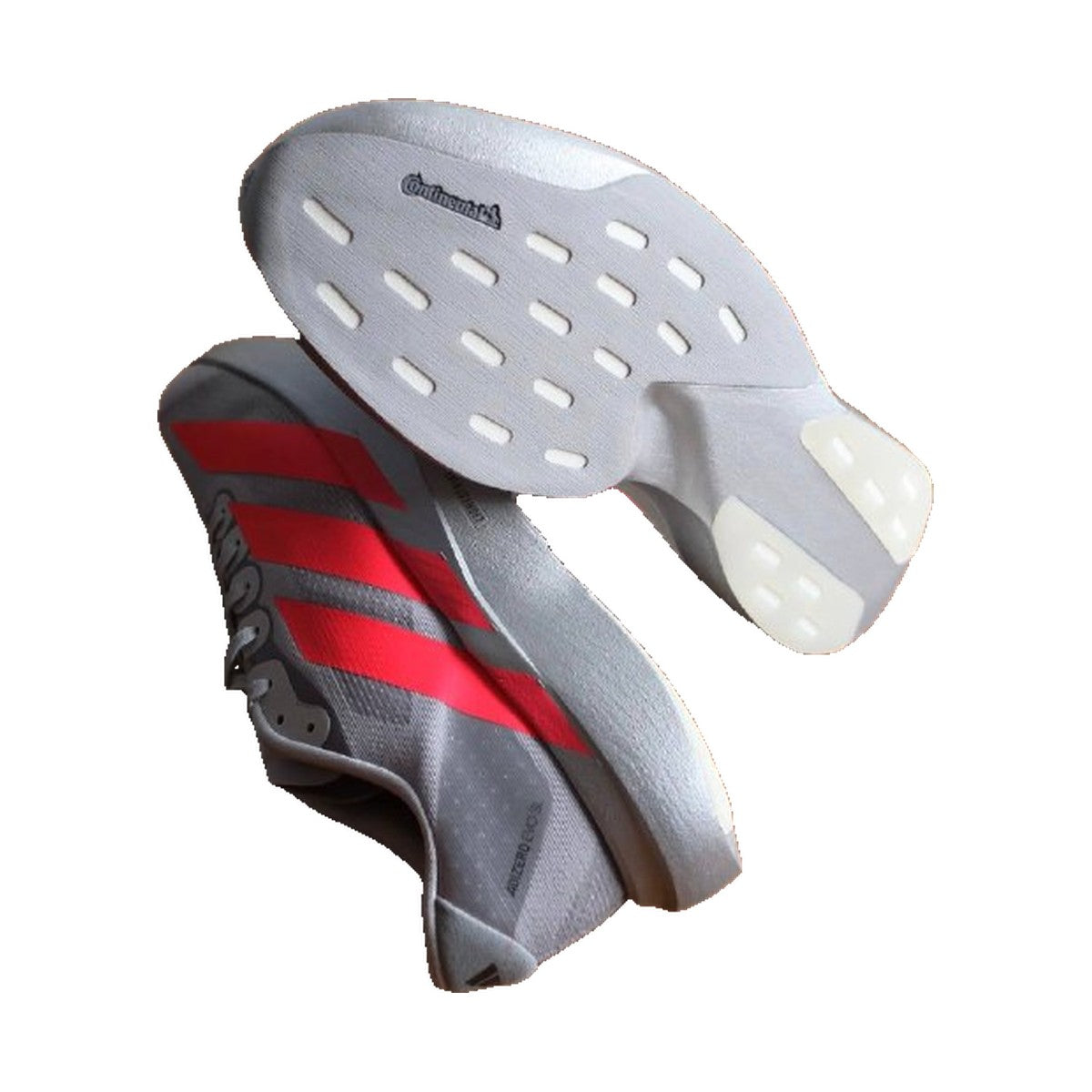adidas Adizero EVO SL 'Silver Metallic Lucid Red' (Men)