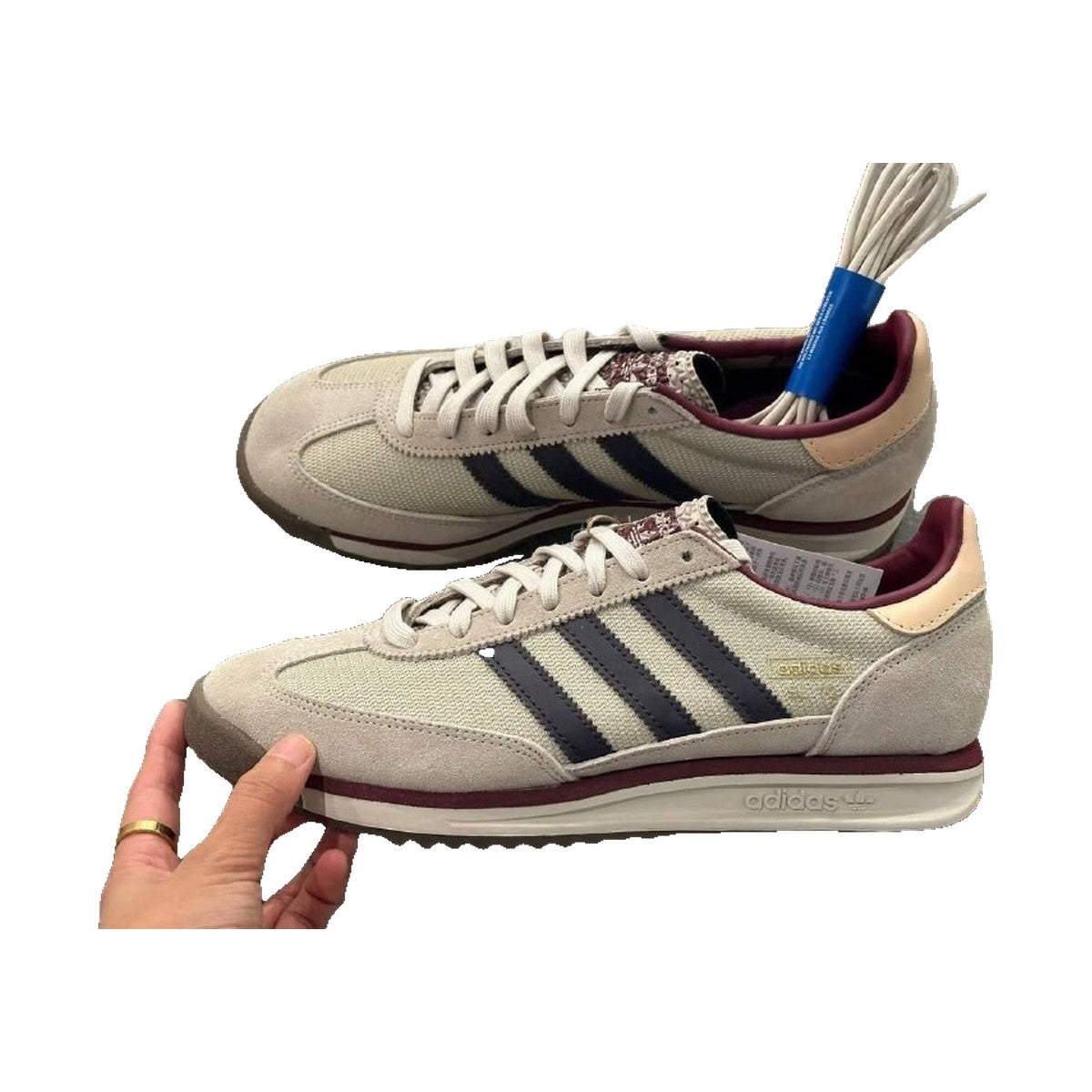 adidas SL 72 RS 'Grey Burgundy' (Men)
