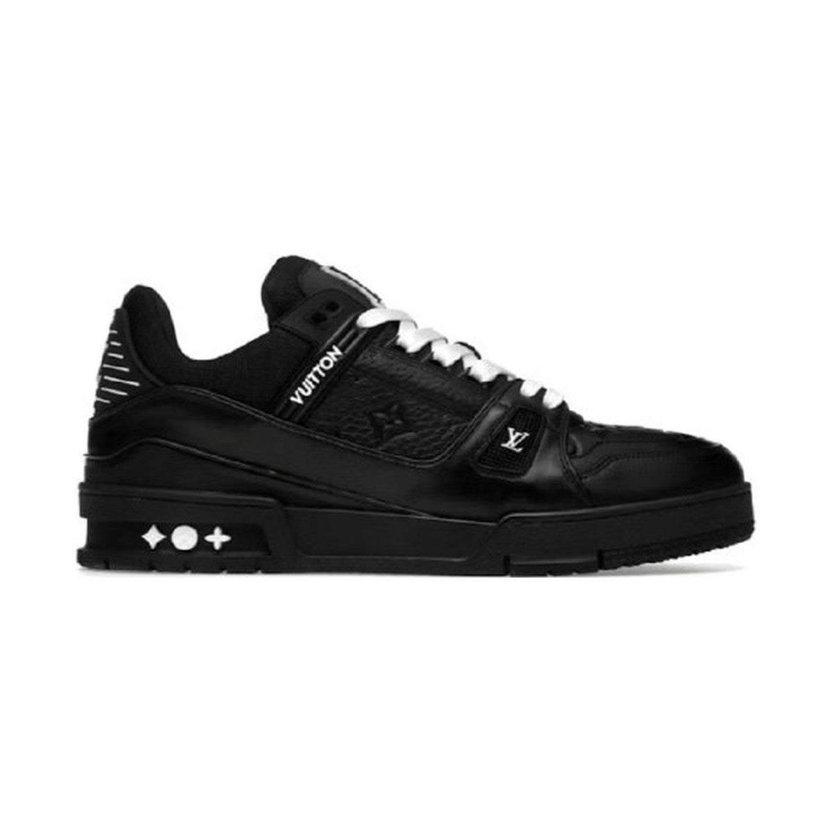 Louis Vuitton LV Trainer Sneaker 'Black Embossed Monogram' (Men)